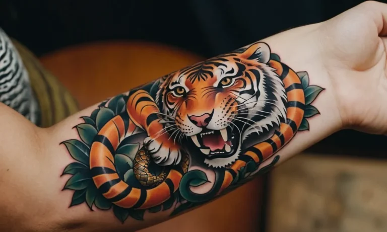 Tiger And Snake Tattoo Meaning: Symbolism, Designs, And Inspiration