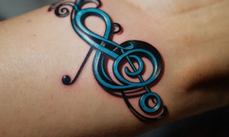 Treble Clef Tattoo Meaning: A Comprehensive Guide