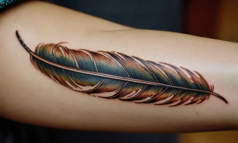 Turkey Feather Tattoo Meaning: A Comprehensive Guide