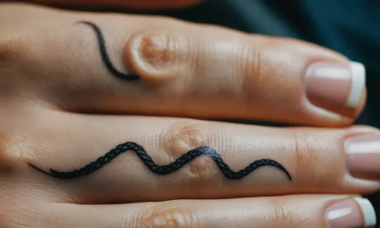 Two Line Tattoo On Finger Meaning: A Comprehensive Guide