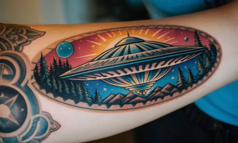 Ufo Tattoo Meaning: Exploring The Symbolism Behind This Enigmatic Design