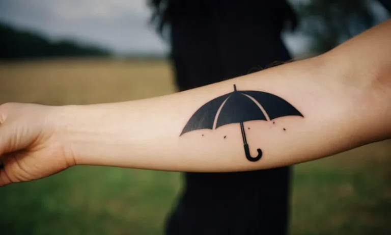 Umbrella Tattoo Meaning: Exploring The Symbolism Behind This Iconic Design