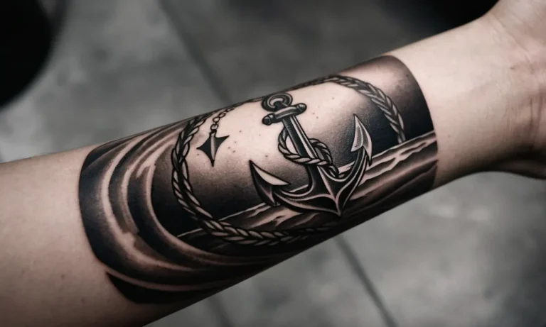 Upside Down Anchor Tattoo Meaning: Exploring The Symbolism Behind This Intriguing Design