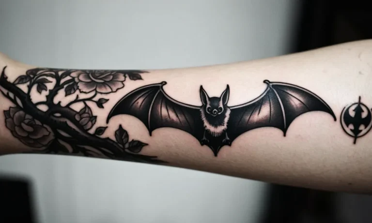 Upside Down Bat Tattoo Meaning: A Comprehensive Guide