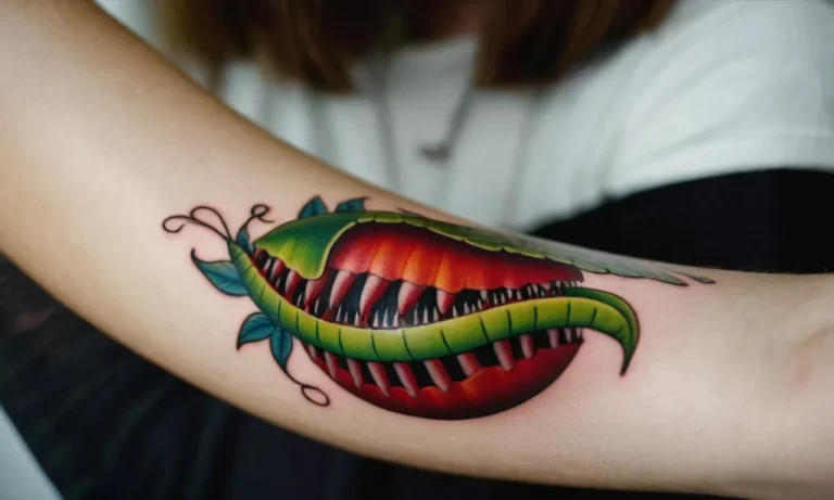 Venus Fly Trap Tattoo Meaning: Exploring The Symbolism Behind This Captivating Design