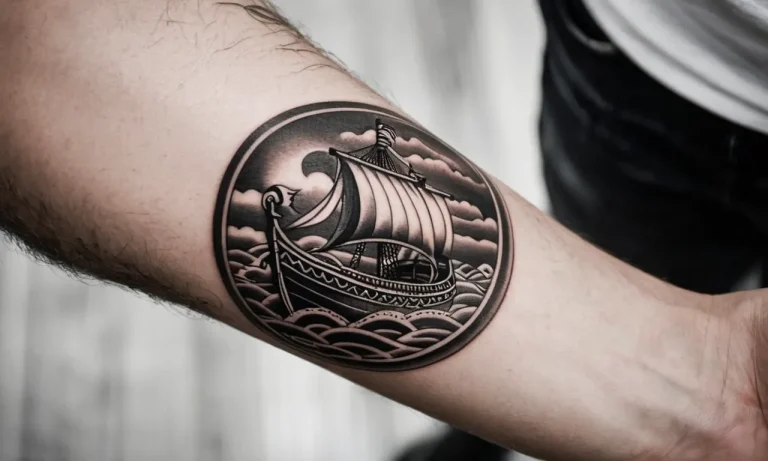 Viking Ship Tattoo Meaning: Exploring The Symbolism Behind This Ancient Seafaring Design