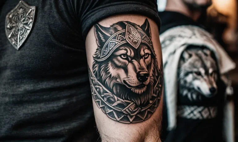 Viking Wolf Tattoo Meaning: Exploring The Symbolism And Significance
