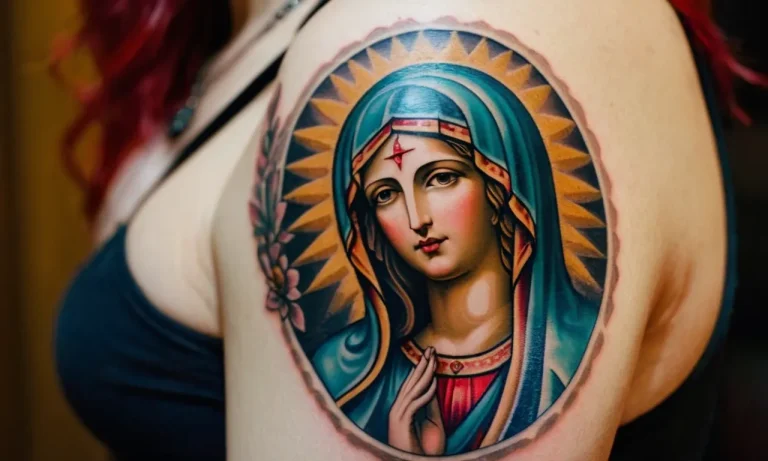 Virgin Mary Tattoo Meaning: A Comprehensive Guide