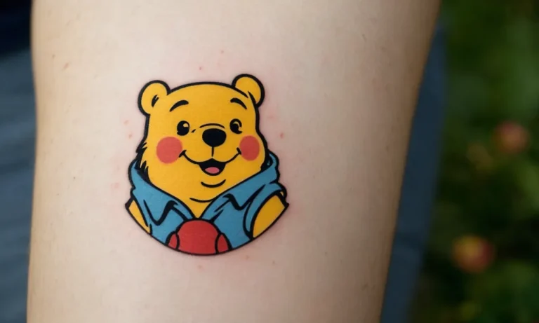 Winnie The Pooh Tattoo Meaning: Exploring The Symbolism Behind The Beloved Bear