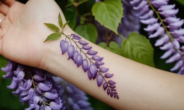 Wisteria Tattoo Meaning: Exploring The Symbolism And Cultural Significance