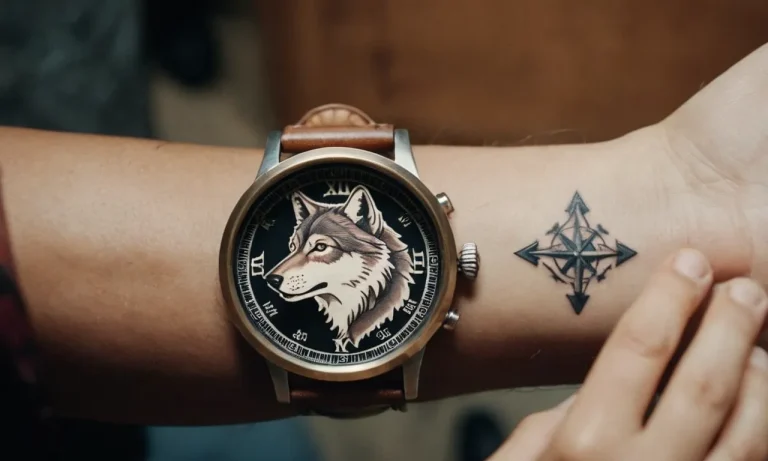 Wolf And Compass Tattoo Meaning: Exploring The Symbolism Behind This Powerful Design