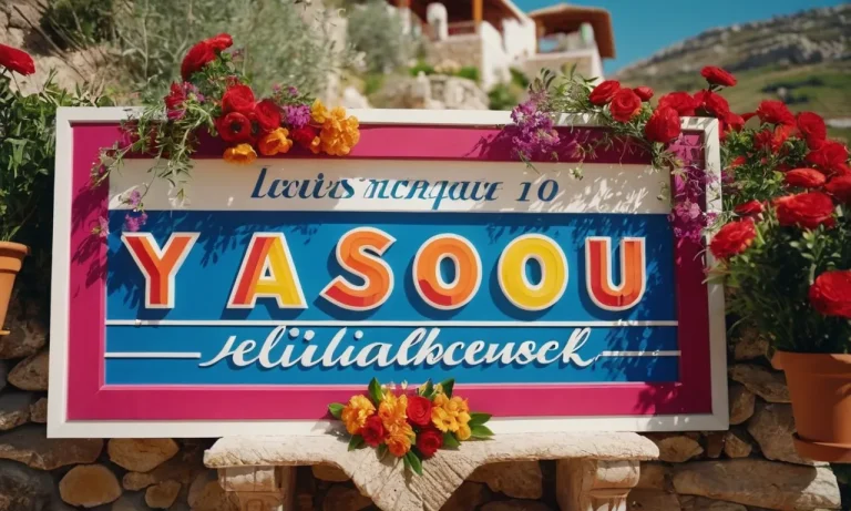 Yasou Meaning: A Comprehensive Guide To Understanding This Greek Greeting