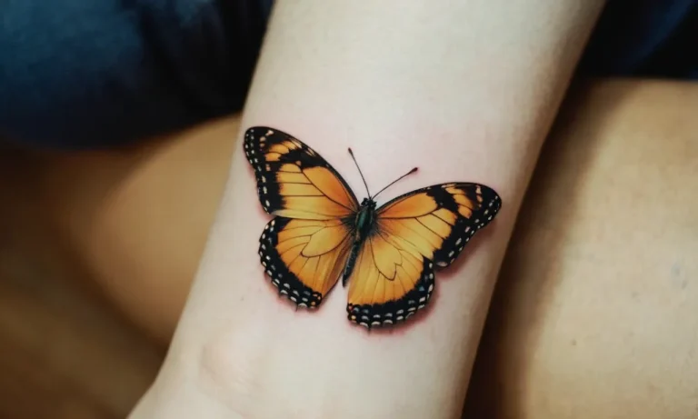 The Captivating Symbolism Of Yellow Butterfly Tattoos: A Comprehensive Guide