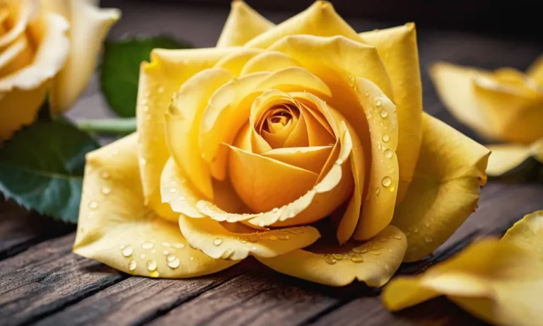 Yellow Rose Meaning Quotes: Exploring The Symbolism And Significance