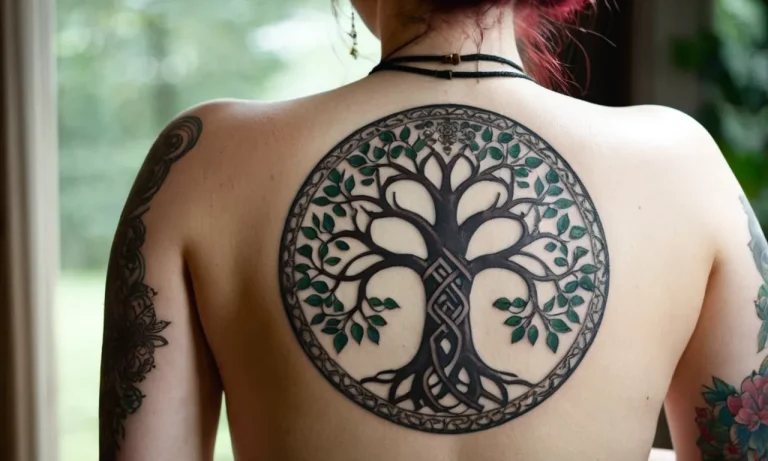 Yggdrasil Vegvisir Tattoo Meaning: Exploring The Symbolism Behind This Powerful Design